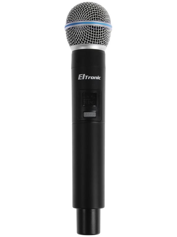 Микрофон для караоке ELTRONIC 10-03, беспроводной, приемник, черный