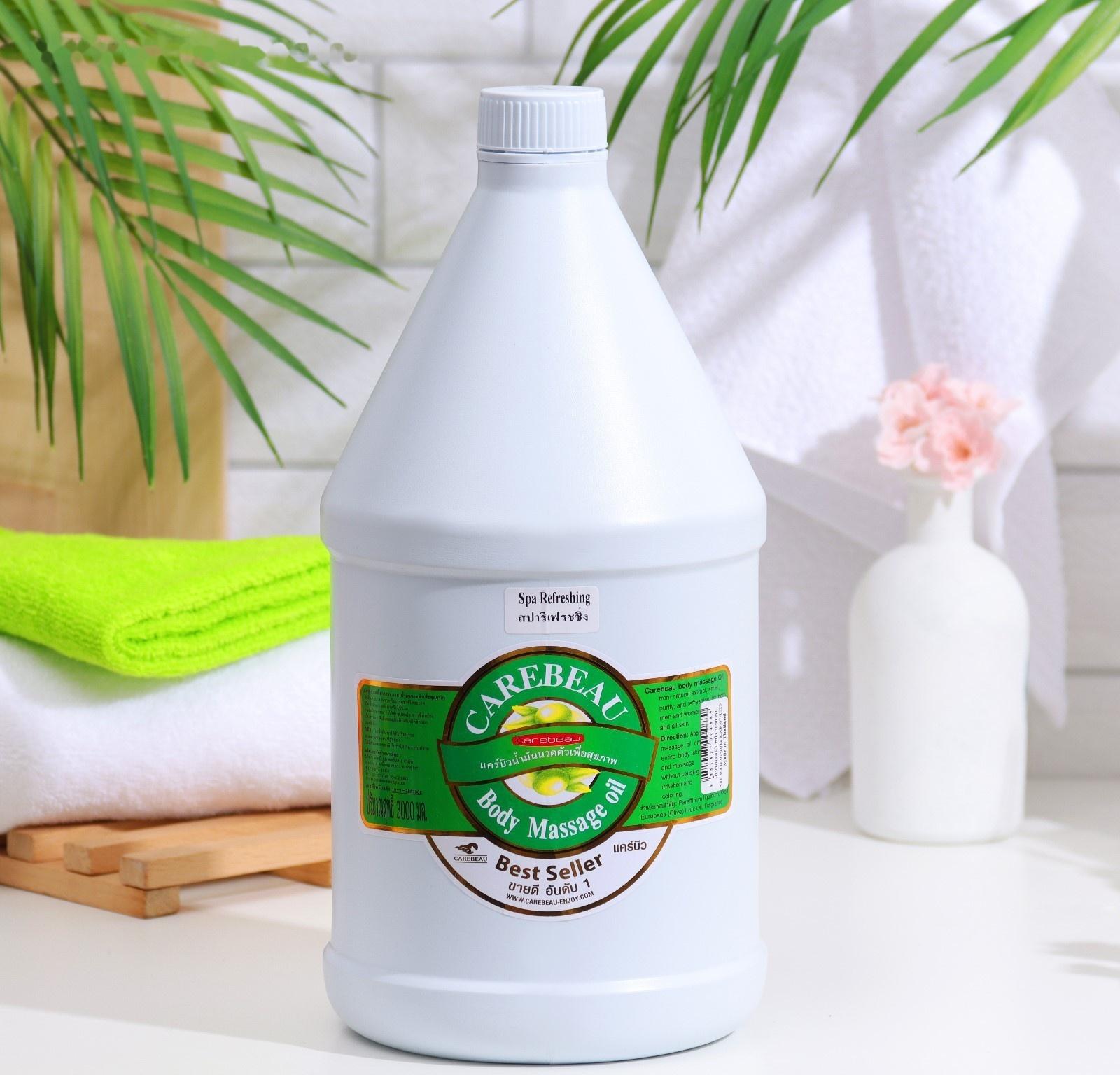 Массажное Spa масло Carebeau для тела с освежающим ароматом, 3000 мл