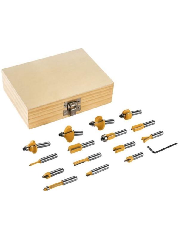 Набор фрез Deko DH06-2, хвостовик 8 мм, 16 шт