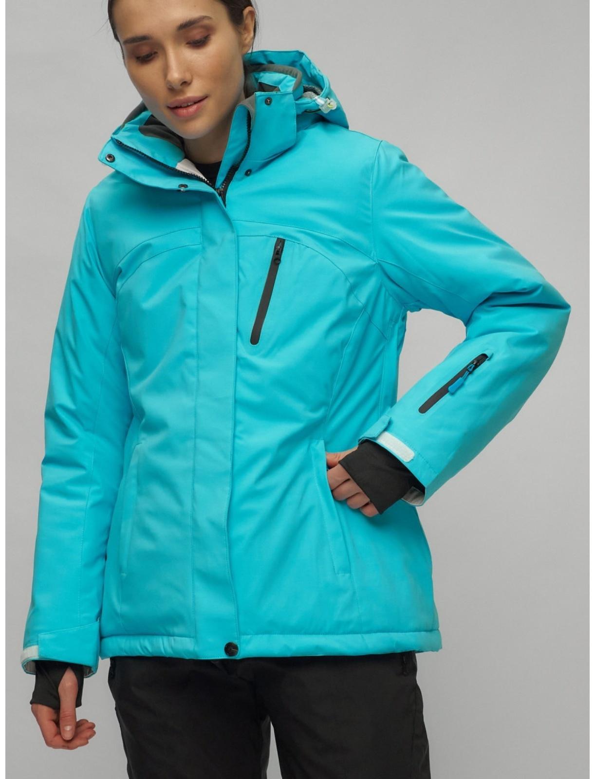 Костюм горнолыжный женский, размер 42, цвет голубой