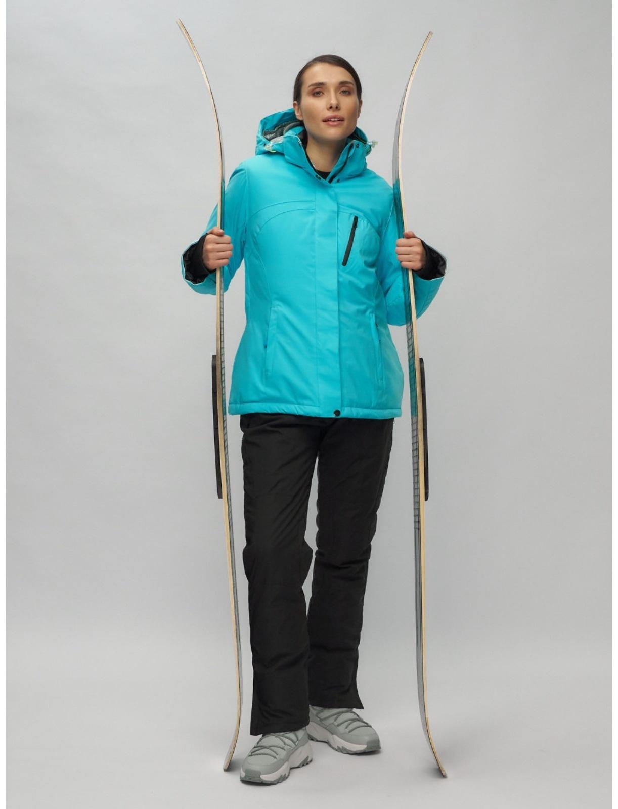 Костюм горнолыжный женский, размер 42, цвет голубой
