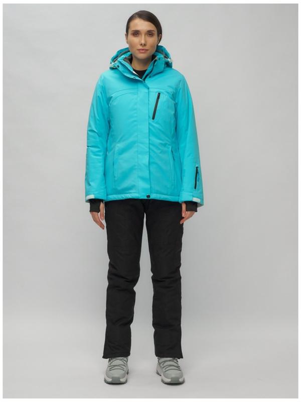 Костюм горнолыжный женский, размер 42, цвет голубой