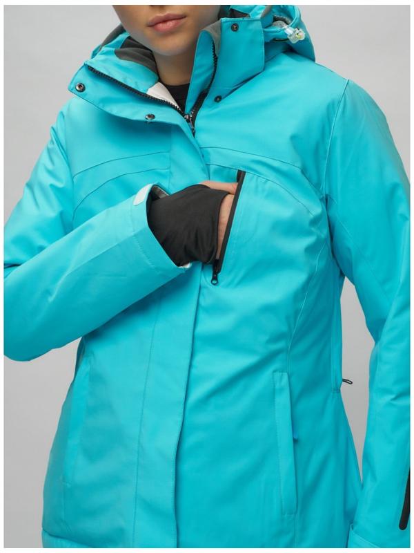 Костюм горнолыжный женский, размер 42, цвет голубой