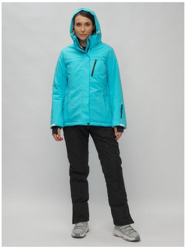 Костюм горнолыжный женский, размер 42, цвет голубой