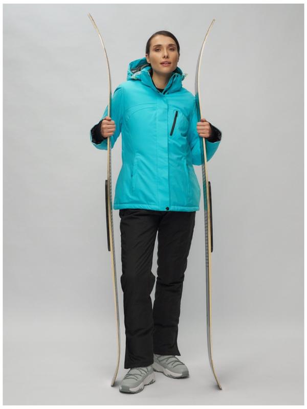 Костюм горнолыжный женский, размер 42, цвет голубой