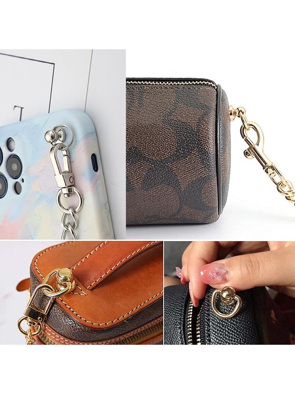 Кобурный винт d = 6/8 × 9 мм, с кольцом d = 10 мм, 4 шт, цвет серебряный