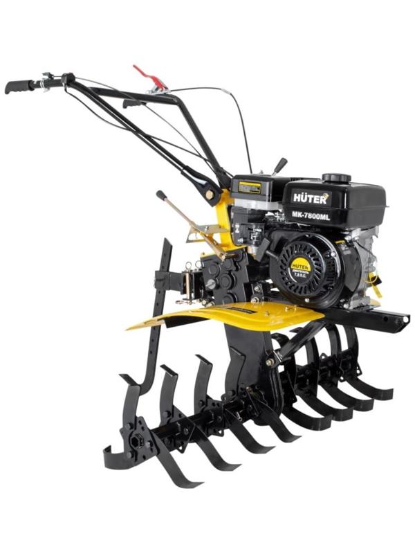 Мотоблок Huter МК-7800PL BIG FOOT, бензиновый, 7.8 л/с, 100 см, 5.74 кВт, 3.6 л, 4 скорости   984167