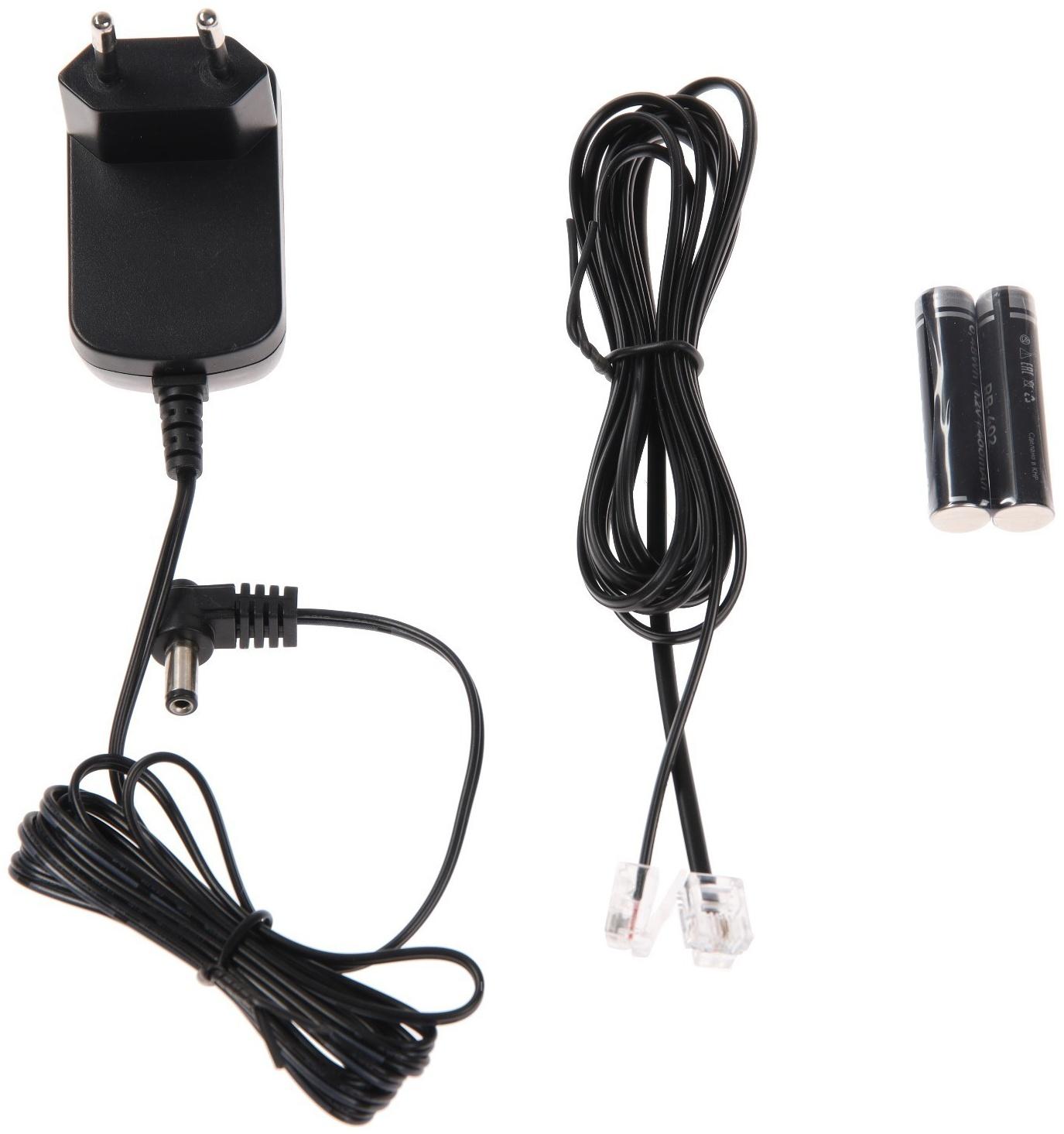 Радиотелефон DECT Maxvi GA-01, Caller ID, интерком, спикерофон, АОН, конференц-связь, черный