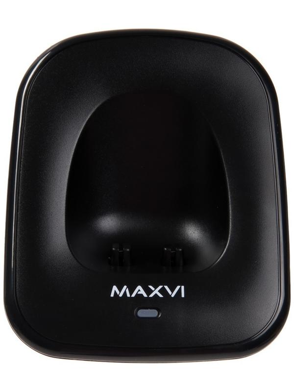 Радиотелефон DECT Maxvi GA-01, Caller ID, интерком, спикерофон, АОН, конференц-связь, черный