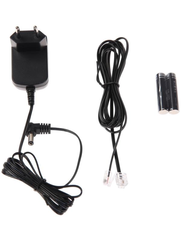 Радиотелефон DECT Maxvi GA-01, Caller ID, интерком, спикерофон, АОН, конференц-связь, черный