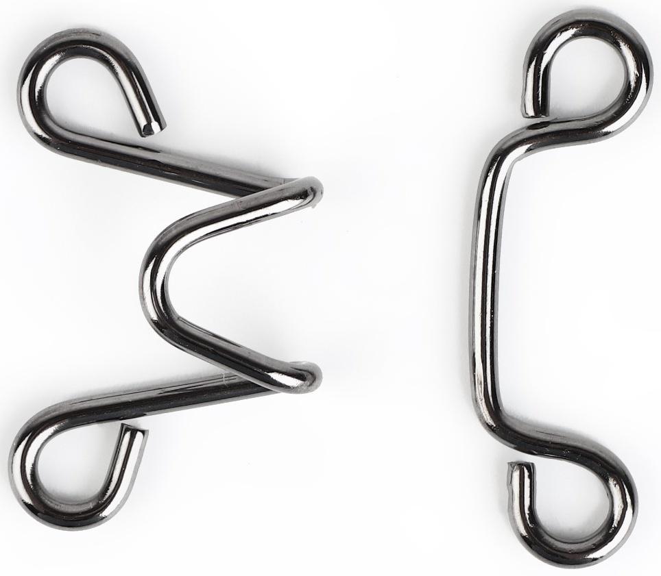 Крючок для сужения пояса, 1 шт = 10 частей, 5 × 5 см, цвет чёрный