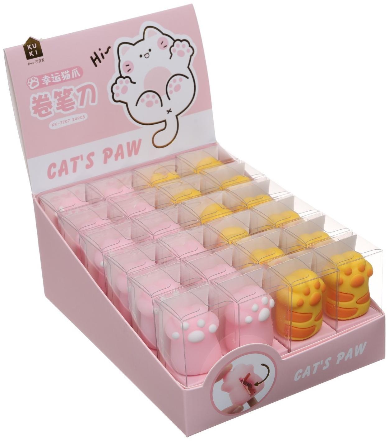 Точилка Кошачья лапка МИКС