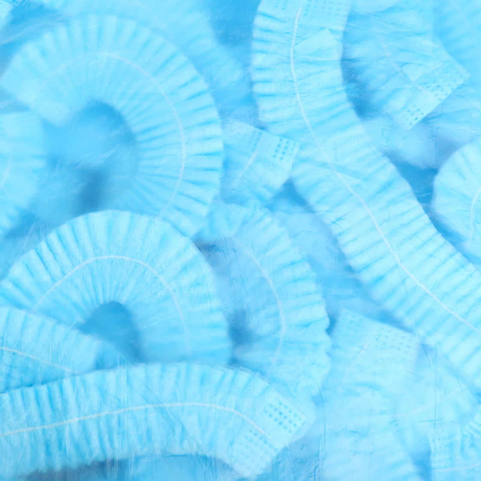 Шапочка медицинская Шарлотта голубая 12 гр/м р-р 54-56 см 50 пар/уп