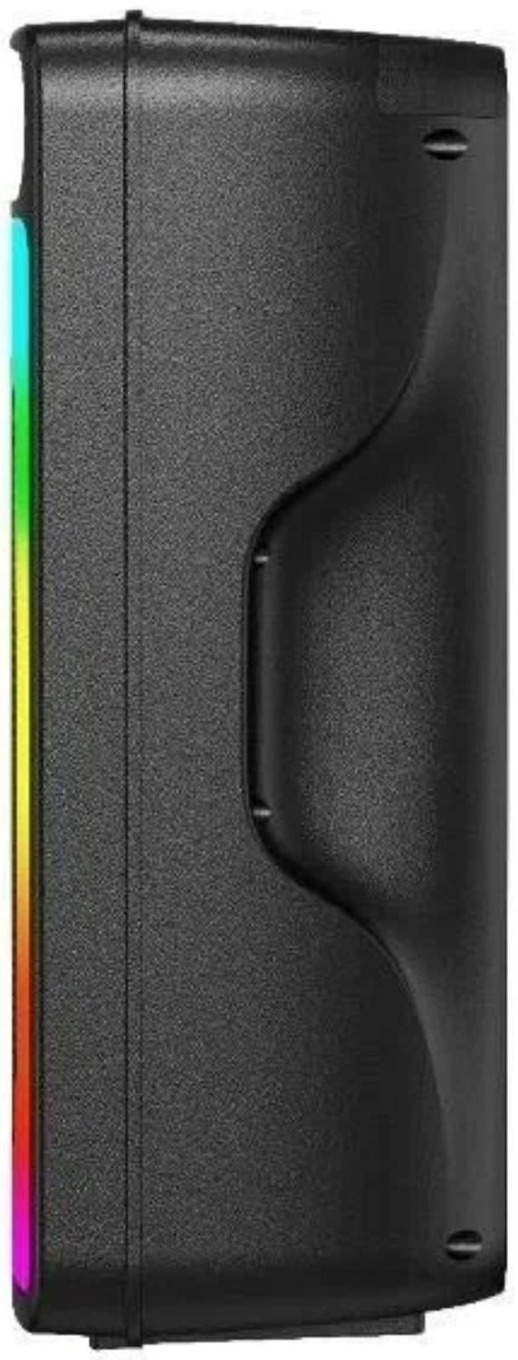 Портативная караоке система Soundmax SM-PS4212, 50 Вт, FM, AUX, USB, BT, SD, чёрная