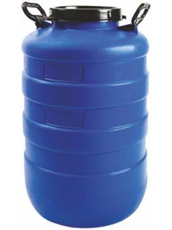 Фляга-бочка пищевая, 50 л, горловина 18,8 см, синяя