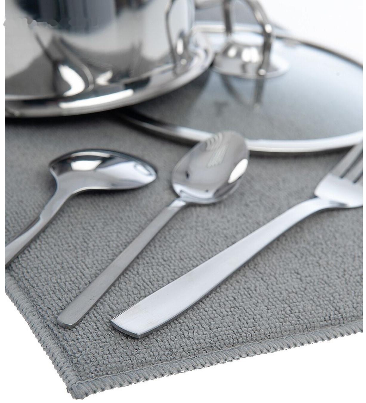 Коврик, для сушки посуды, 25х38см, из микрофибры