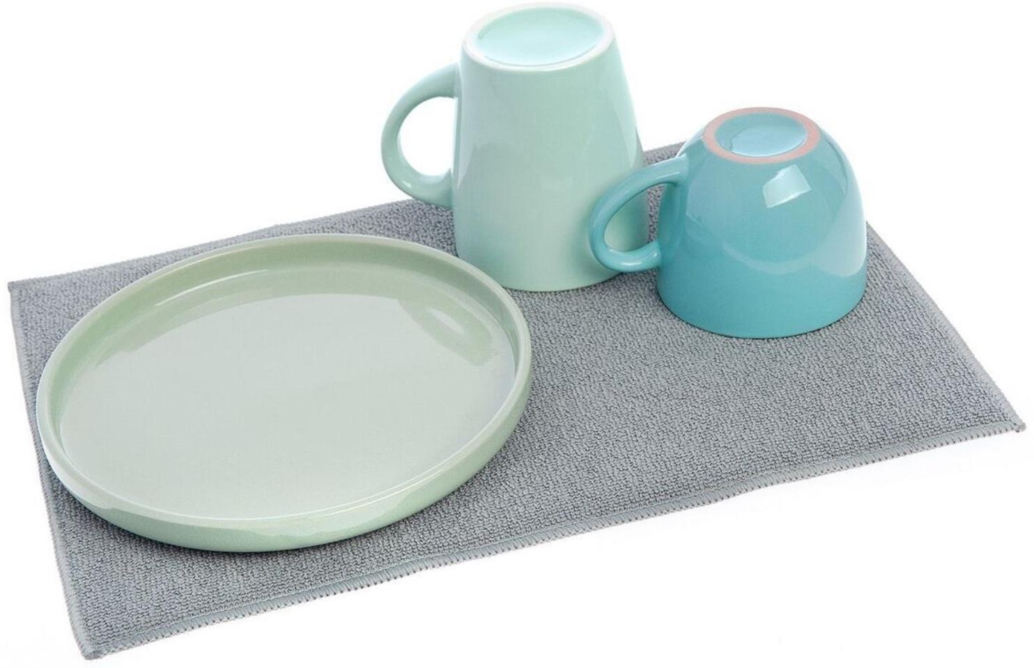 Коврик, для сушки посуды, 25х38см, из микрофибры