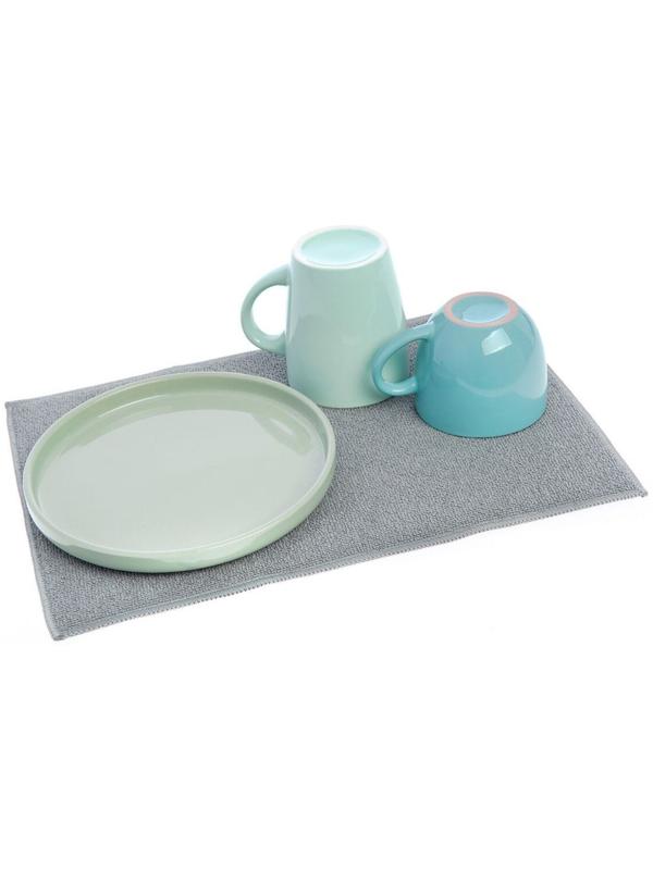 Коврик, для сушки посуды, 25х38см, из микрофибры