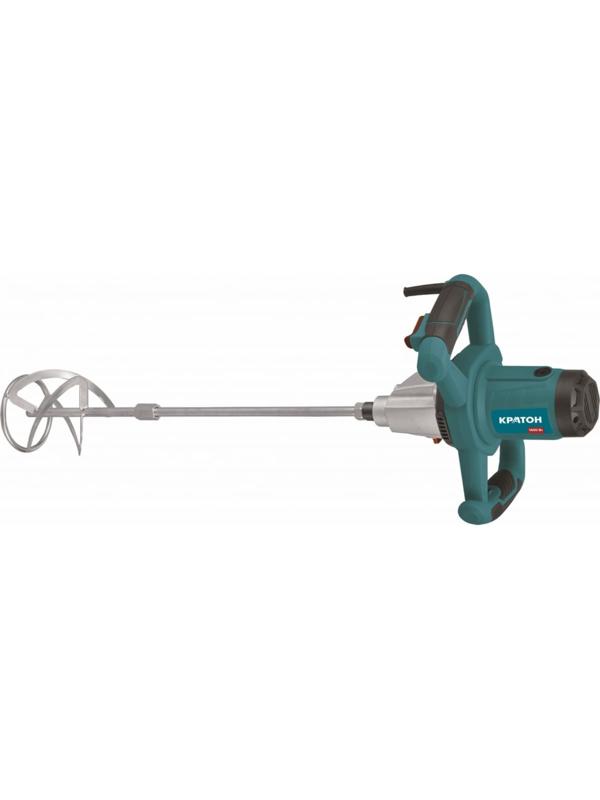 Строительный миксер Кратон DM-1400, 1400 Вт, 2 скорости, М14, 82 Нм