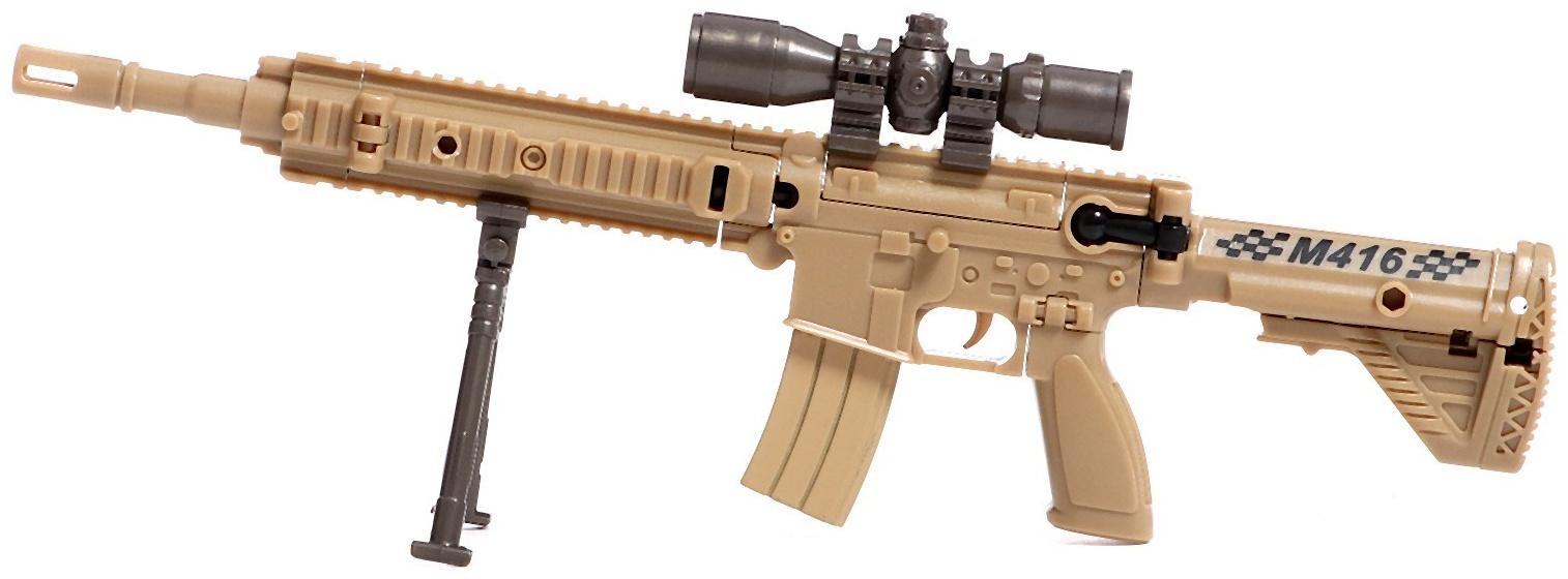 Робот «Винтовка», трансформируется, с металлическими элементами