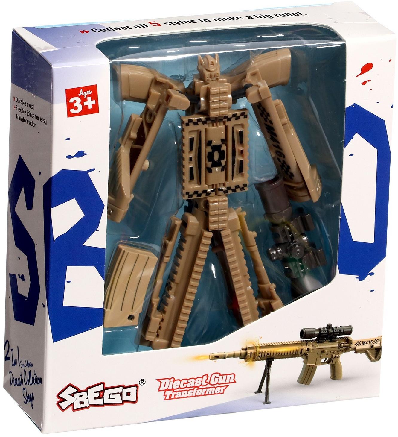 Робот «Винтовка», трансформируется, с металлическими элементами