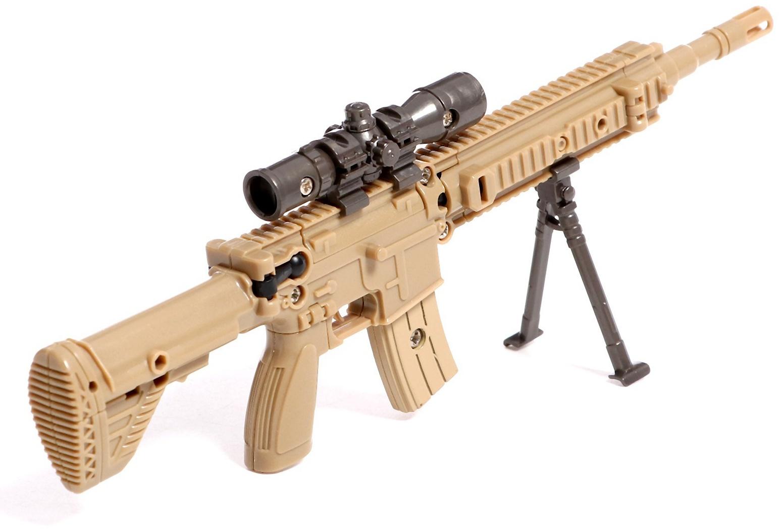 Робот «Винтовка», трансформируется, с металлическими элементами