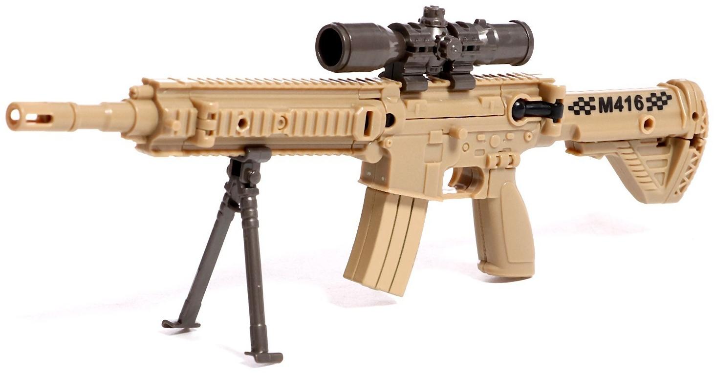 Робот «Винтовка», трансформируется, с металлическими элементами