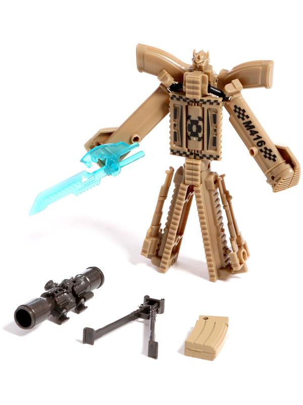 Робот «Винтовка», трансформируется, с металлическими элементами