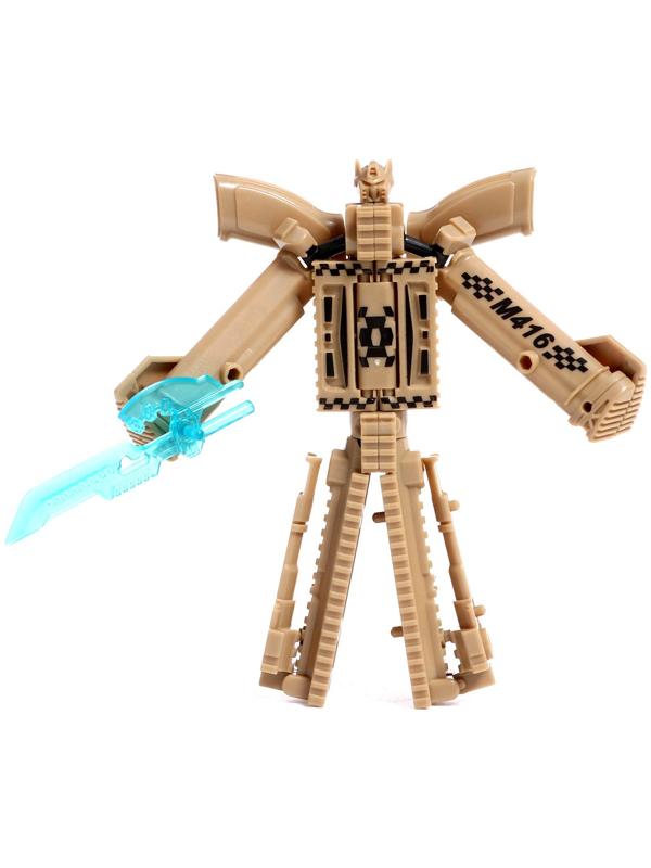 Робот «Винтовка», трансформируется, с металлическими элементами