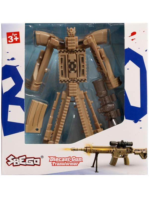 Робот «Винтовка», трансформируется, с металлическими элементами