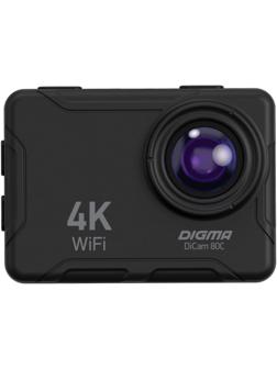 Экшн-камера Digma DiCam 80C черный