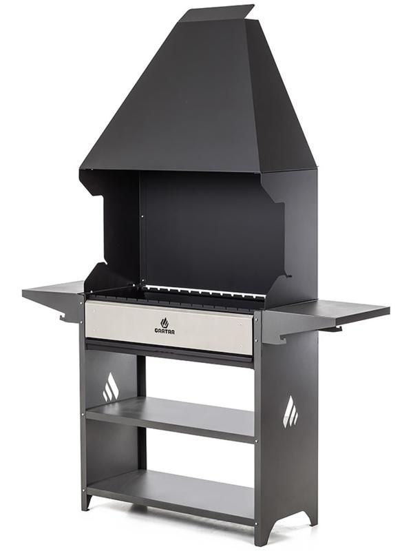 Мангал Professional Optima Zont POZ 3000, 3 мм, 158,2 х 41,2 х 207,9 см