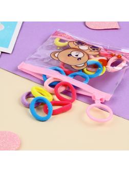 Резинка для волос «Непоседа» (набор 20 шт) колор ассорти, 2,5 см, микс