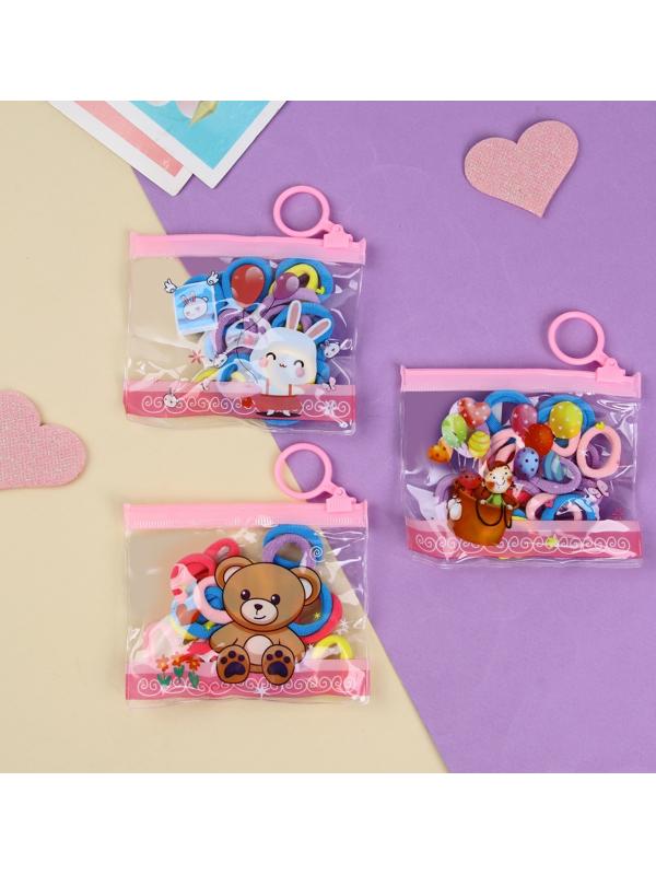 Резинка для волос «Непоседа» (набор 20 шт) колор ассорти, 2,5 см, микс