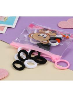 Резинка для волос «Непоседа» (набор 20 шт) чб, 2,5 см, микс