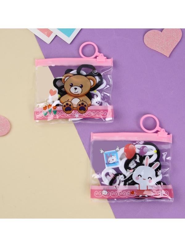 Резинка для волос «Непоседа» (набор 20 шт) чб, 2,5 см, микс