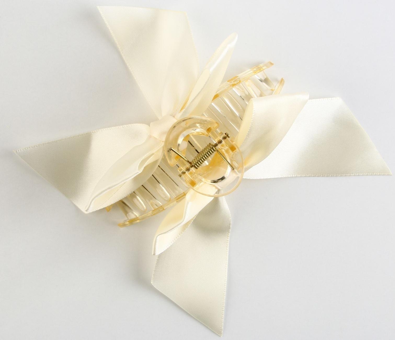 Краб для волос с бантом 