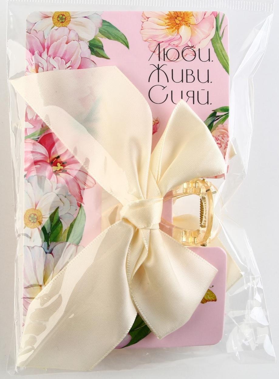 Краб для волос с бантом 