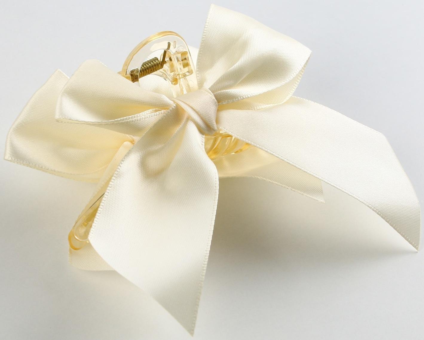 Краб для волос с бантом 