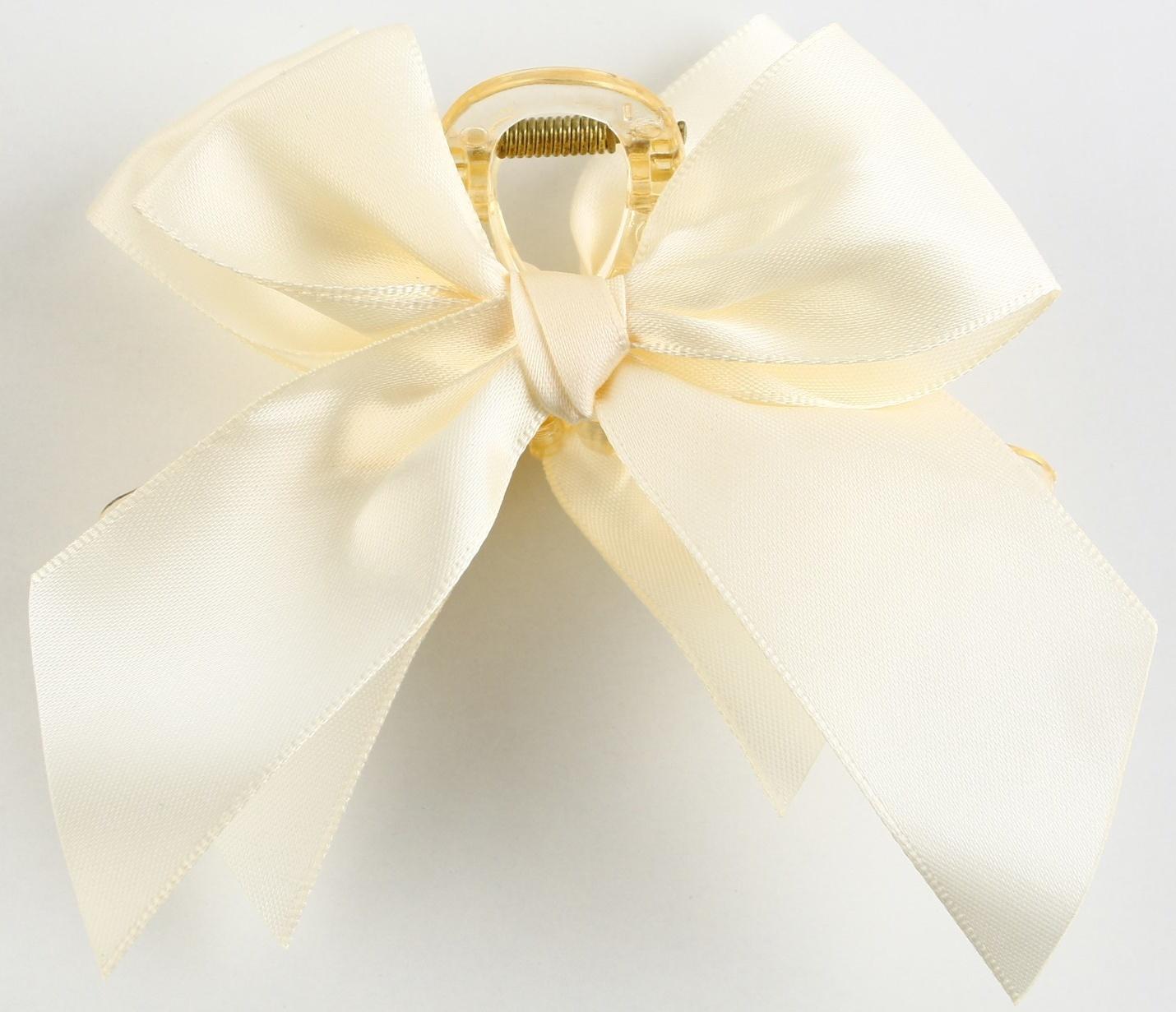 Краб для волос с бантом 