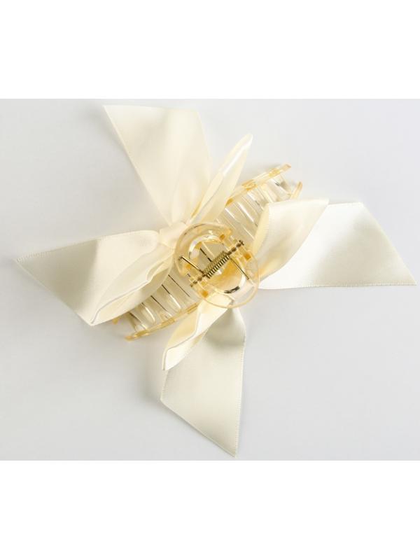 Краб для волос с бантом 