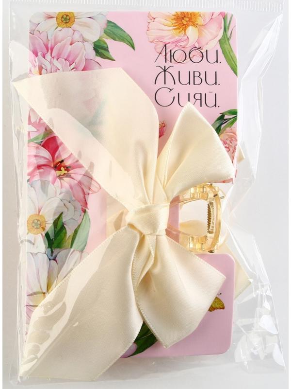 Краб для волос с бантом 