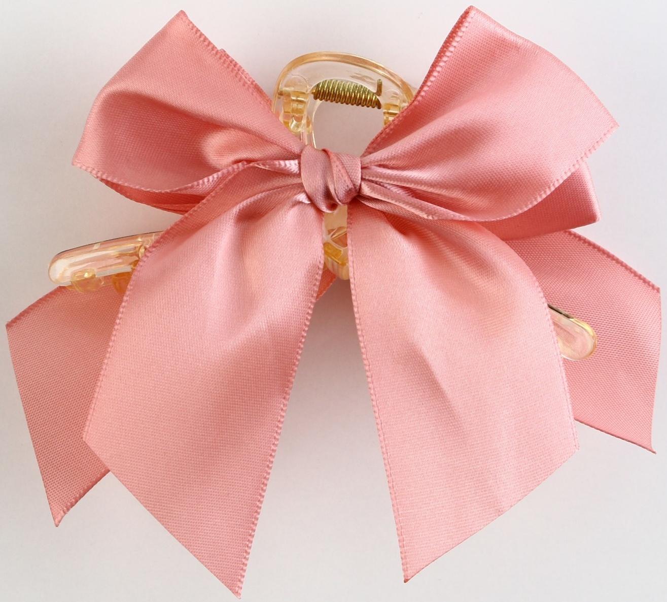 Краб для волос с бантом 