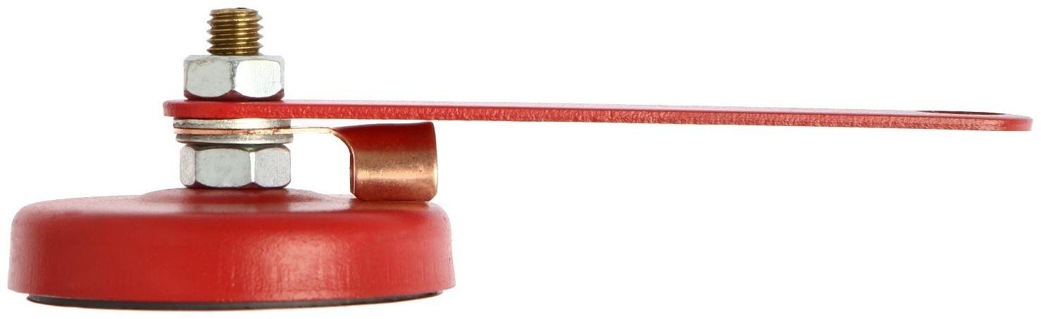 Магнитная клемма заземления для сварки ТУНДРА, 400 А, усилие на отрыв 15 кг