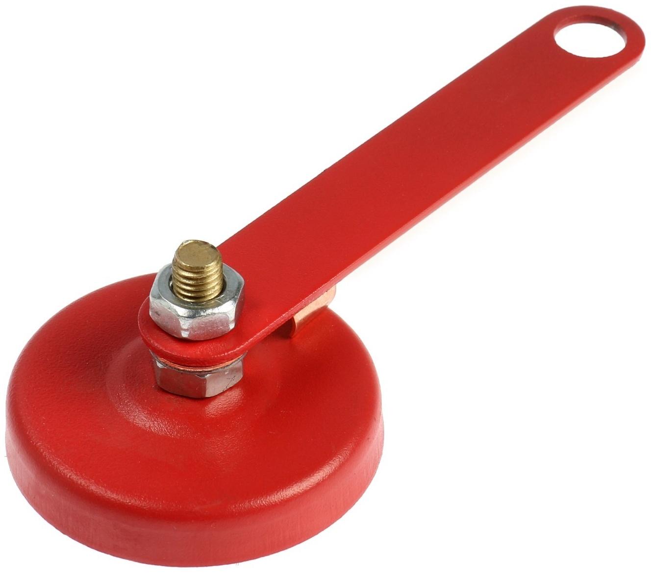 Магнитная клемма заземления для сварки ТУНДРА, 400 А, усилие на отрыв 15 кг