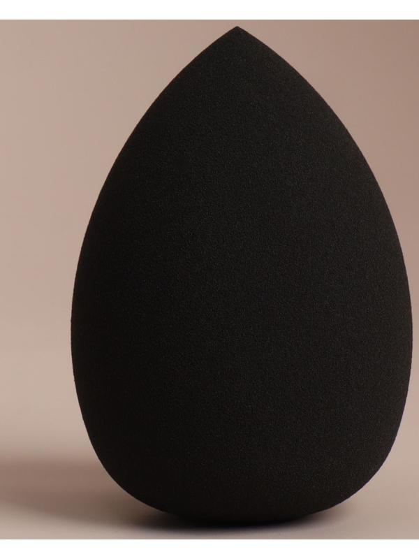 Спонж для макияжа «Капля», 6 × 4 см, увеличивается при намокании, цвет чёрный