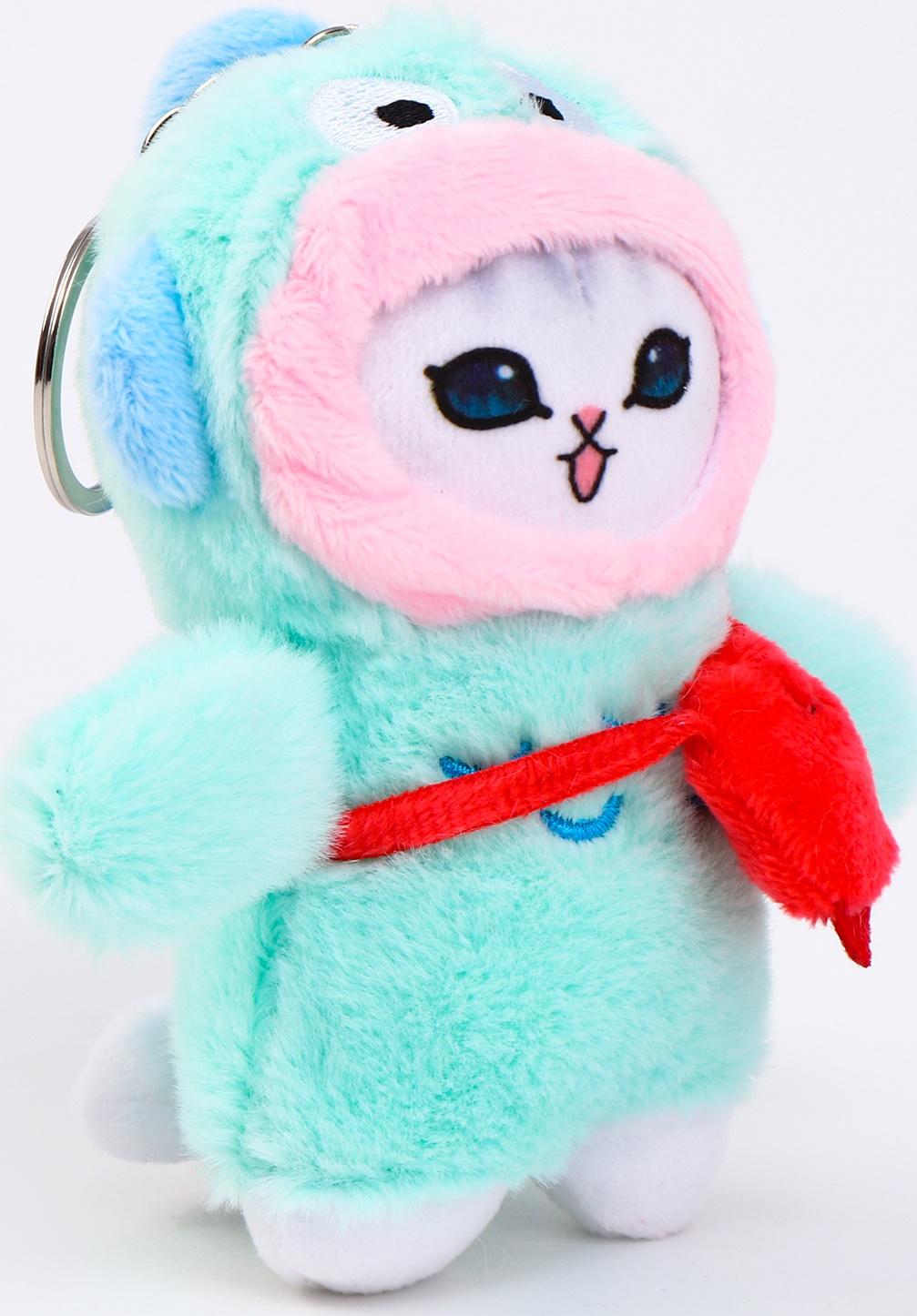 Мягкая игрушка «Кошечка в костюме» на брелоке, 12 см
