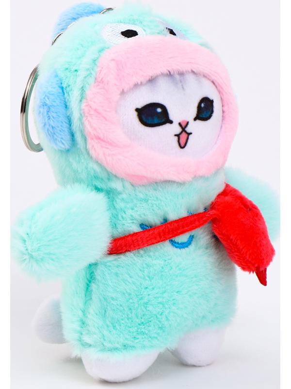 Мягкая игрушка «Кошечка в костюме» на брелоке, 12 см