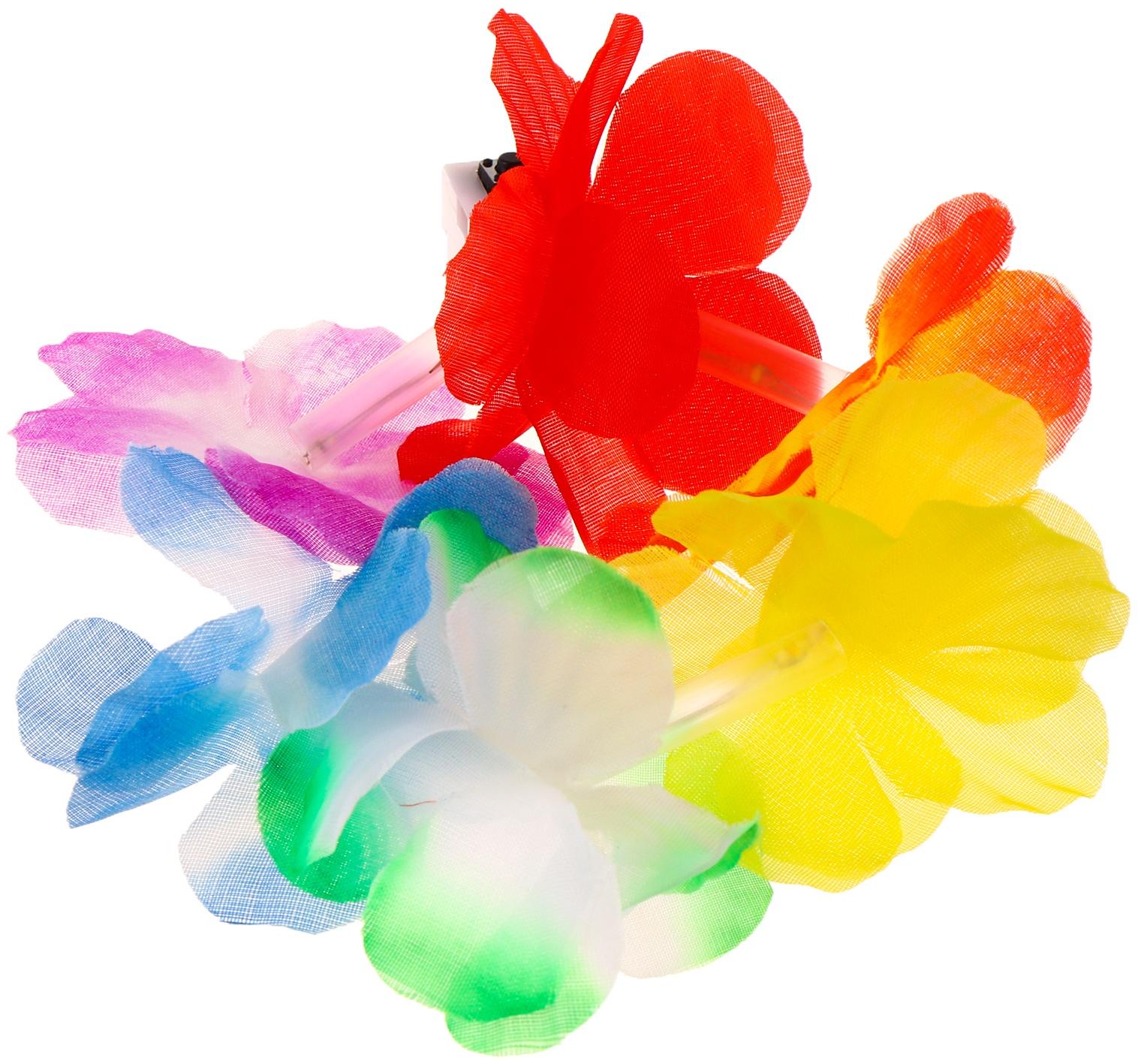 Браслет гавайский световой, 3 режима подсветки