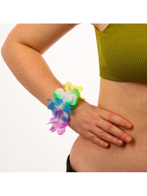 Браслет гавайский световой, 3 режима подсветки